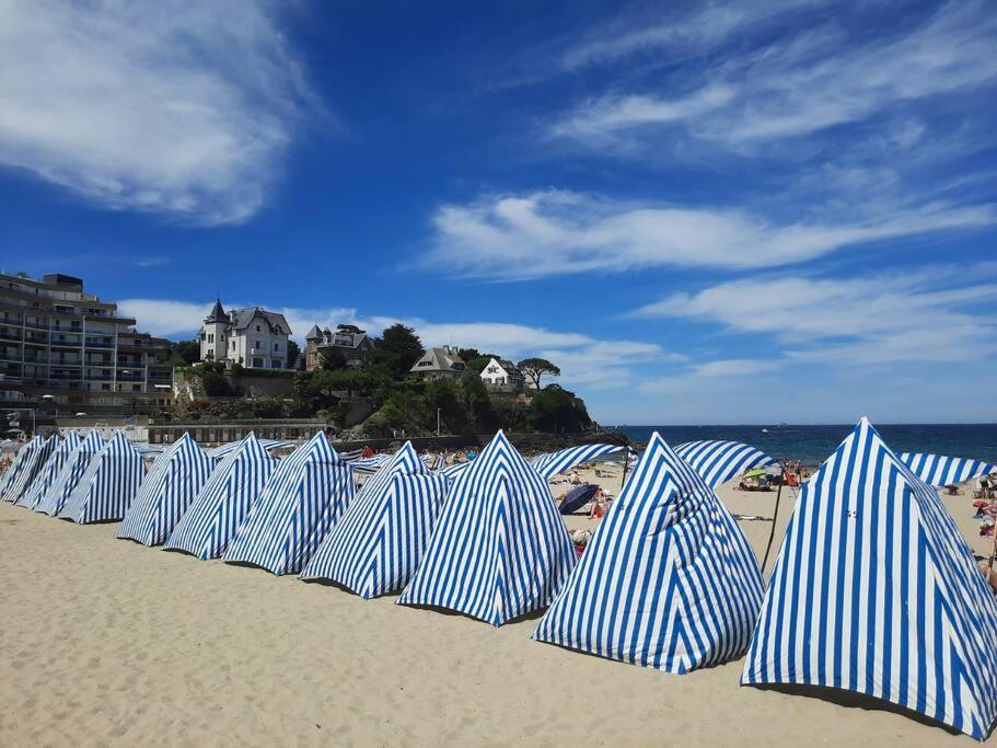 Le Jacaranda-A 2 Min De La Plage, Hyper Centre De Dinard, Vue Mer De La Fenetre Экстерьер фото